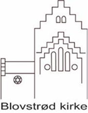 www.blovstroedkirke.dk logo