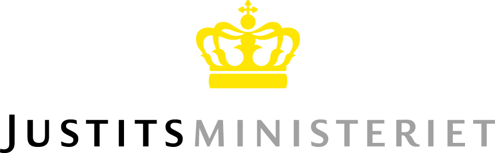 www.justitsministeriet.dk logo